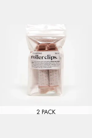 KITSCH Volumengivende hårrulleklemmer i pakke med 2 stk