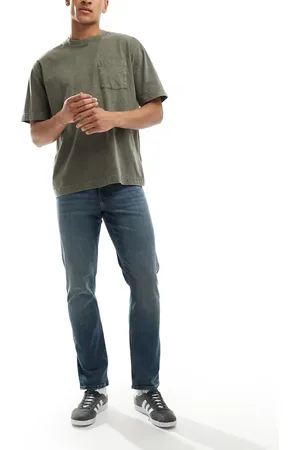 ASOS Slim fit-jeans i blå mellemvask