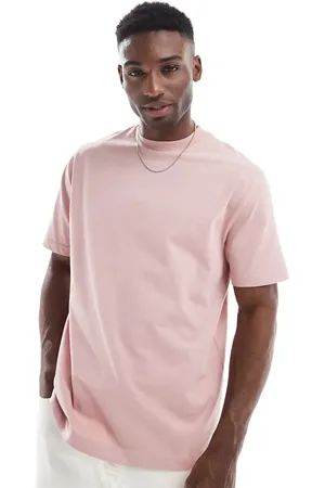 ASOS Afslappet T-shirt i kraftigt stof på 240 gsm i lyserød