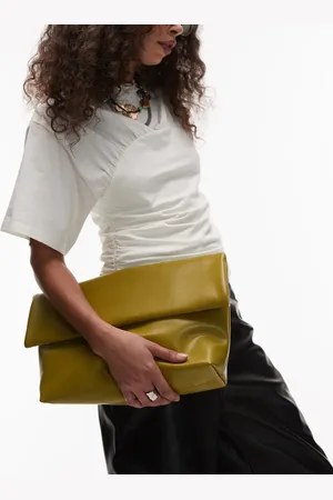 Topshop Georgia - clutch-taske med foldelukning