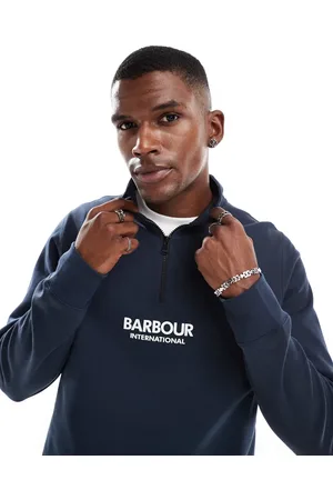 Barbour Transmission - sweatshirt med halv lynlås