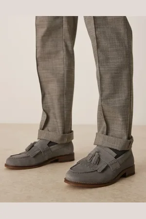 ASOS Loafers med frynser og kvaster i ruskind