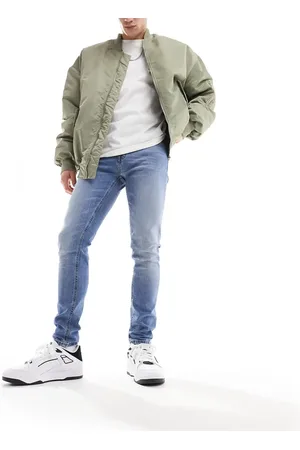 ASOS Slim-jeans i farvet mellemvask