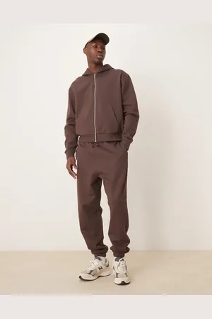 ASOS Essentials - Oversized og brune joggingbukser