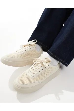 ASOS Sneakers med snørebånd i mesh-Neutral