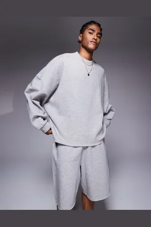 ASOS Ekstremt oversized sweatshirt med rå kanter - Del af sæt