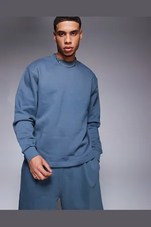 ASOS Oversized sweatshirt i blå - Del af sæt