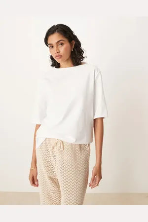 ASOS Oversized T-shirt med bådudskæring