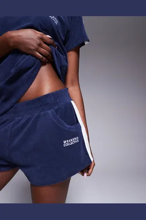 ASOS Weekend Collective - shorts i frotté - Del af sæt