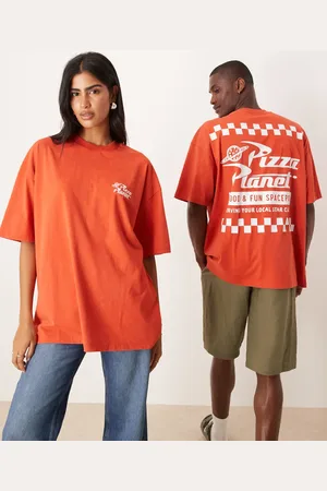 ASOS Unisex - Oversized T-shirt i forvasket med 