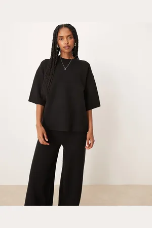 ASOS T-shirt i strik med struktur