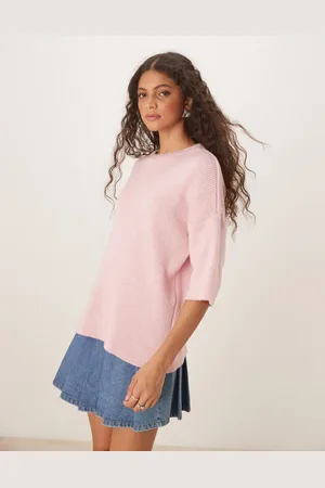 ASOS Og oversized samt chunky T-shirt i strik