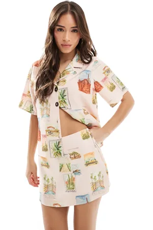 ASOS Skort med - Del af sæt-Multifarvet