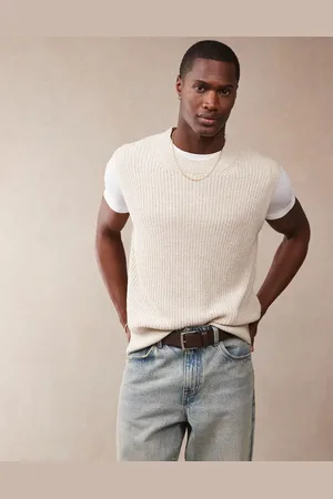 ASOS Afslappet strikket vest-Neutral