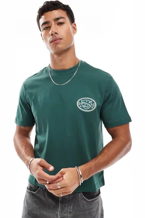 ASOS Cropped grøn T-shirt med sportsbrodering