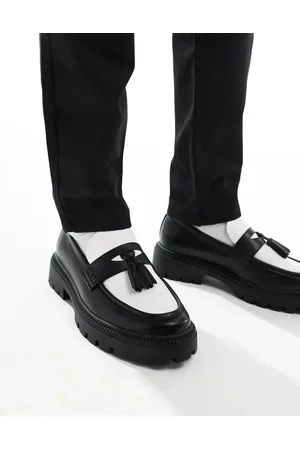 ASOS Sorte og hvide loafers