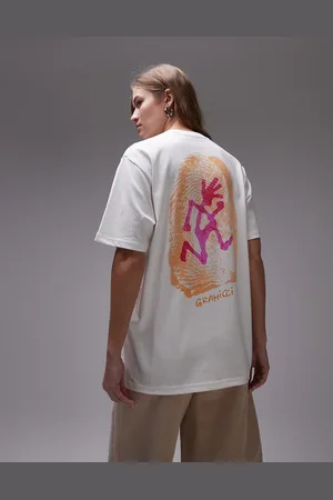 Gramicci T-shirt med grafisk tommelfingerprint