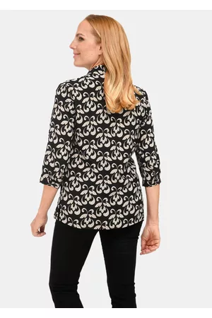 GOLDNER Pusero kokopitkällä nappilistalla - / beige - Gr. 38