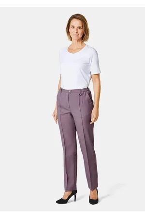 GOLDNER Classic-housut SilverFresh-viimeistelyllä - liila - Gr. 38
