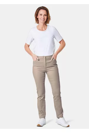 GOLDNER Housut LOUISA - beige - Gr. 195
