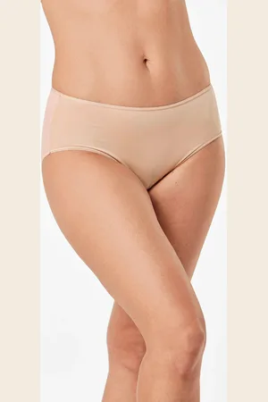 GOLDNER Laadukkaat korkeavyötäröiset alushousut - beige - Gr. 1XL