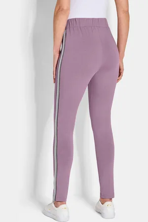 GOLDNER Leggingsit, 2kpl - vanha roosa / musta - Gr. 19