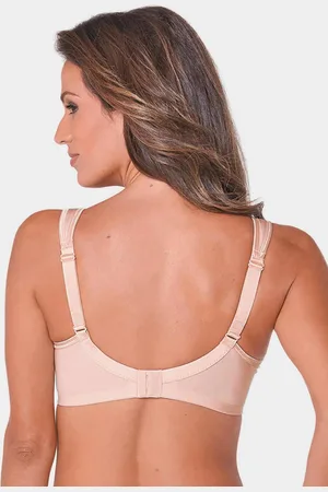 GOLDNER Kaarituettomat, muotoonpuristetut rintaliivit - beige / raidall. - Gr. 105 B