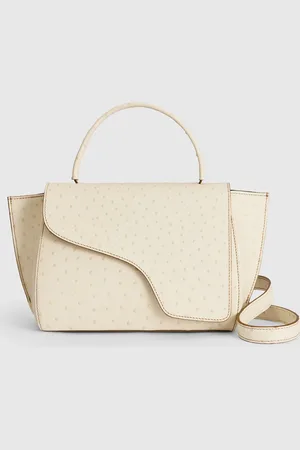 ATP Atelier Arezzo Printed Ostrich Handbag