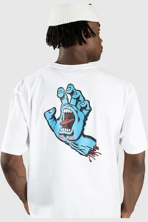 Santa Cruz Screaming Hand Chest T-paita
