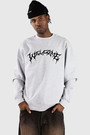 Welcome Barb Applique Crew Neulepaita