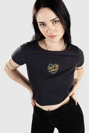 Santa Cruz Heart Wreath Mini Front T-Paita
