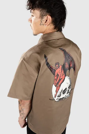 Welcome Nephilim Zip-Up Twill Work Paita