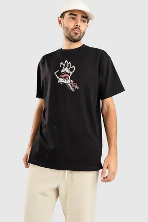 Santa Cruz Bone Hand Cruz Front T-paita