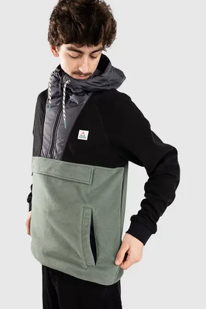 PASSENGER Woodland Hooded 1/2 Zip Polar Fleeceneule