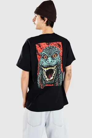Santa Cruz X Godzilla Destroyer Stripes T-paita