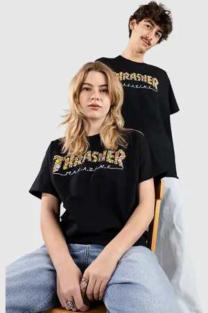 Thrasher X Toy Machine Smile By Spanky T-paita