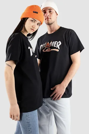 Thrasher X Toy Machine Pyramid T-paita