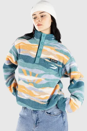 Columbia Helvetia II Printed Cropped Half Snap Vetoketjullinen Huppari