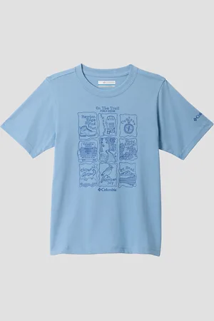 Columbia Valley Creek Short Sleeve Graphic Kids T-Paita