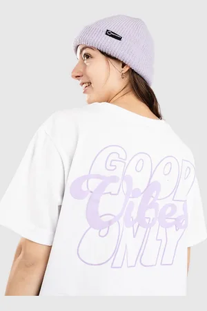 miss tee Good Vibings Wording T-Paita