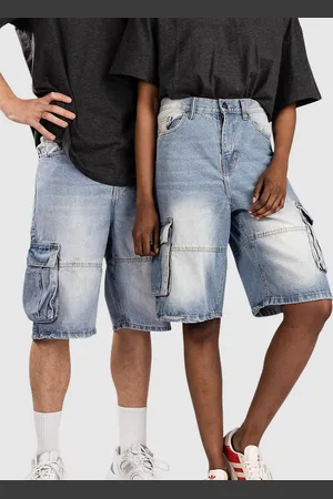 Urban classics Relaxed Denim Cargo Shortsit
