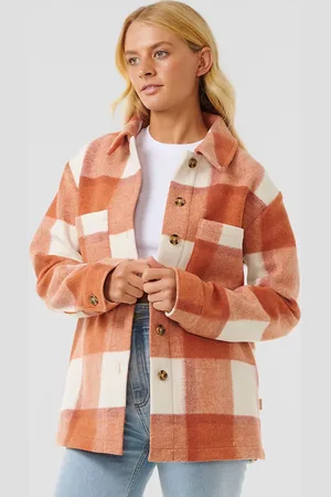 Rip Curl Soleil Check Shacket Takki
