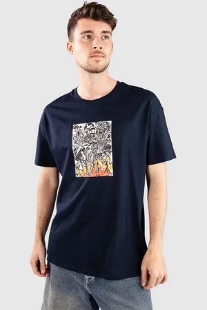 Poetic Collective Burning Skull T-paita