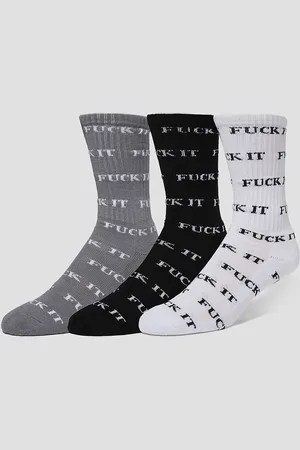 Huf Fuck It 3 Pack Socks