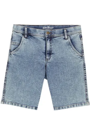 bonprix Lasten baggy-shortsit, vaaleansininen denim
