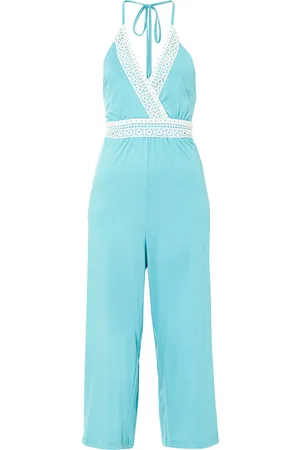 bonprix Jumpsuit virkatulla pitsillä