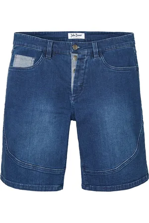 bonprix Pitkät, joustavat farkkushortsit, Regular Fit