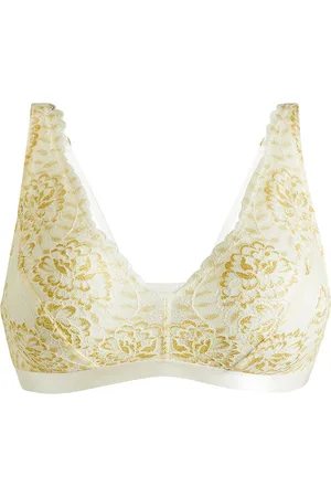 bonprix Kaarituettomat bralette-rintaliivit Lurex-pitsillä