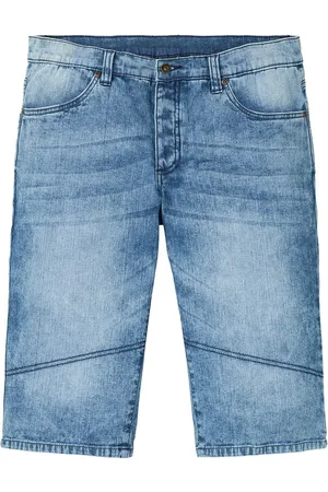 bonprix Joustavat pitkät farkkubermudat, Regular Fit