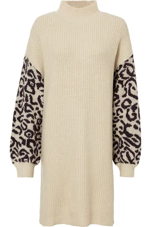 bonprix Leokuvioinen oversize-neulemekko